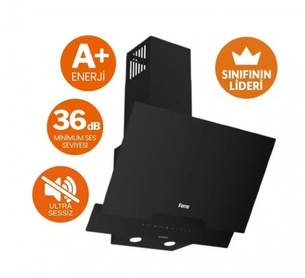 Ferre Siyah Ankastre Set MS261 + XE64CS + D063-SA