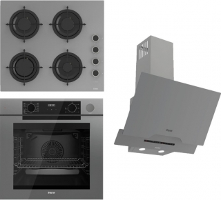 Ferre Art Gri Ankastre Set CS208-FA + QEP64CPR + D065-SA