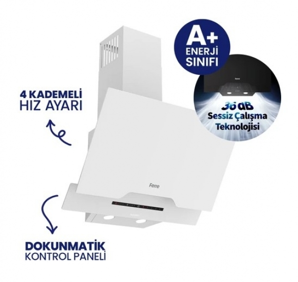Ferre Beyaz Ankastre Set NT 026 + QEP63CB + D064-SA