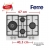 Ferre Vello Beyaz Ankastre Set ED076 + QBL62CB + D081-SA