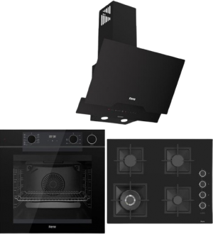 Ferre Steam Plus Siyah Ankastre Set SC405-WFA + QEP64CS + D063-SA
