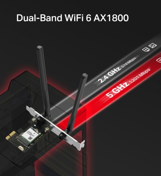 Mercusys MA70XE Kablosuz PCIe Adaptörü