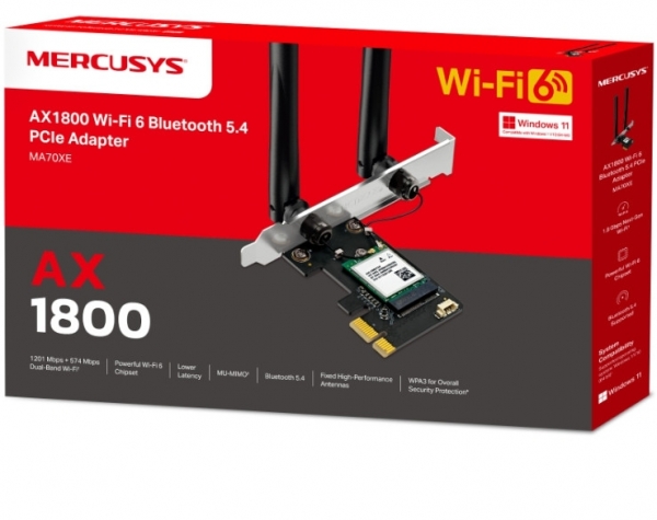 Mercusys MA70XE Kablosuz PCIe Adaptörü
