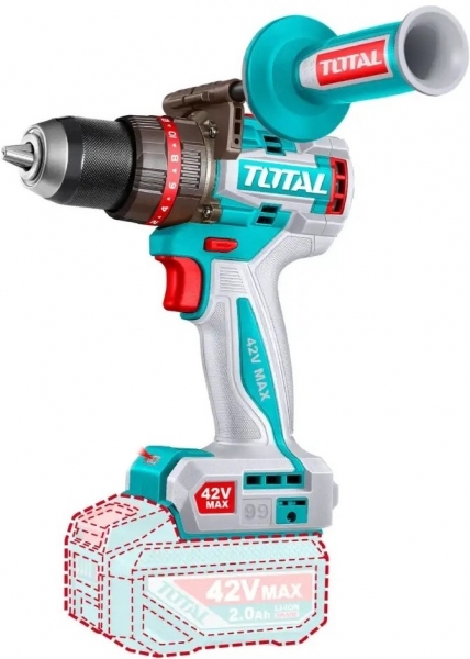 Total TIDLI429982E Akülü Matkap