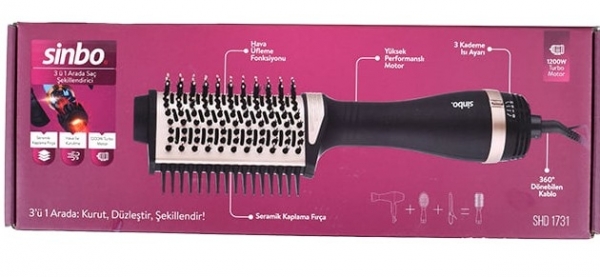Sinbo SHD-1731 Elektrikli Fırça