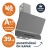 Ferre Yova Gri Ankastre Set CS208 + QXE62CPR + D082-SA