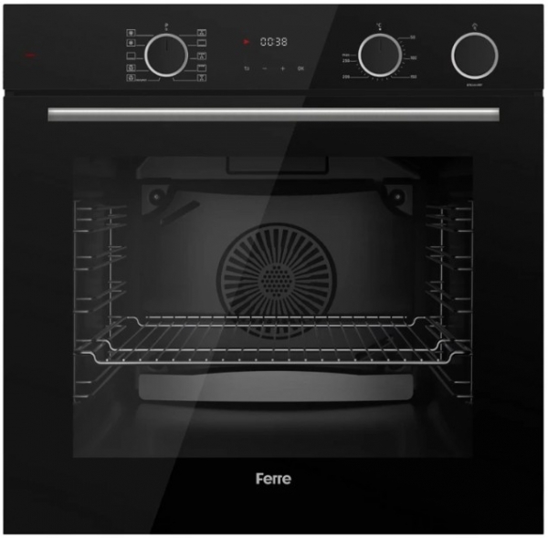 Ferre Noverra Siyah Ankastre Set MS263 + XE64CS + D080-SA