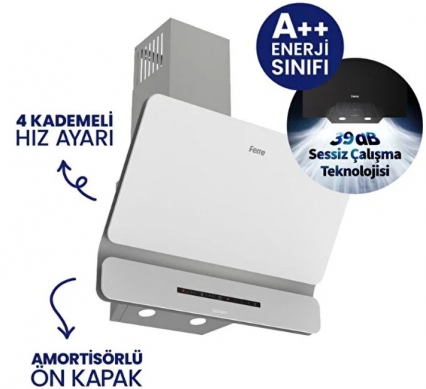 Ferre Beyaz Ankastre Set BL-136 + QBL62CB + D081-SA
