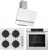 Ferre Lumora Elite Beyaz Ankastre Set CS206 + QBL63CB + D081