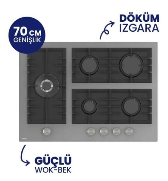 Ferre Gri Ankastre Set BL138 + QEP63CPR + D088