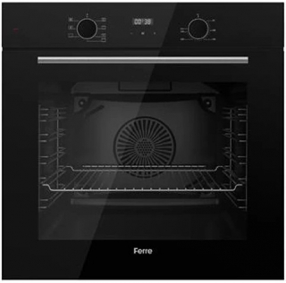 Ferre Icon Plus 75 Siyah Ankastre Set RS035 + QBL63CS + D100