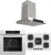 Ferre Icon Plus 75 Beyaz Ankastre Set SS036 + QBL63CB + D101
