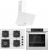Ferre Beyaz Ankastre Set SC406 WFA + XE63CB + D087