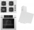 Ferre Beyaz Ankastre Set SC406 WFA + QEP63CB + D078-SA