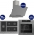 Ferre Flowart Digital Gri Ankastre Set BL138 + QBL63CPR + D065