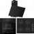 Ferre Artline Siyah Ankastre Set CS205 + QEP63CS + D077-SA