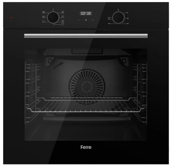 Ferre Evolis Essential Siyah Ankastre Set RS035 + QBL63CS + D086