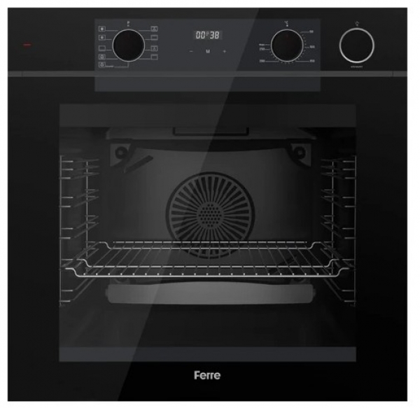 Ferre Liventa Siyah Ankastre Set MS263 + QEP64CS + D077-SA