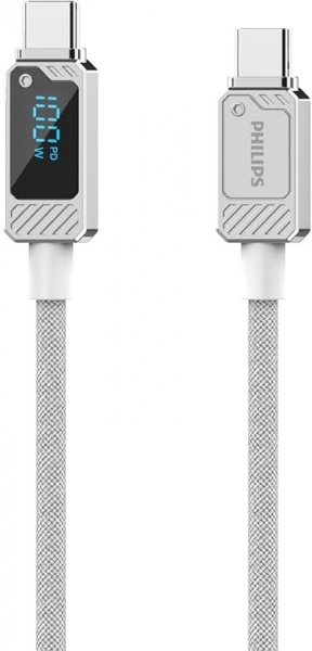 Philips Type-C to Type-C 100W Şarj Kablosu