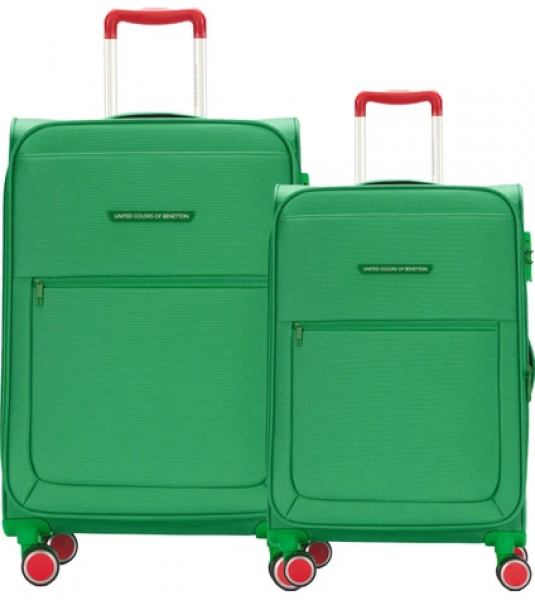 United Colors Of Benetton BNT2800 Orta ve Kabin Boy 2'li Valiz Seti