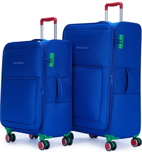 United Colors Of Benetton BNT2800 Orta ve Kabin Boy 2'li Valiz Seti