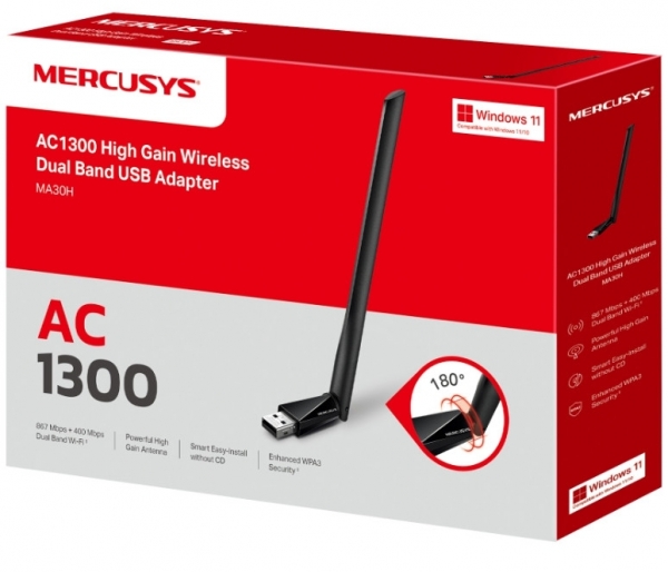 Mercusys MA30H Kablosuz Ağ Adaptörü
