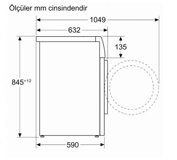 Bosch WGK264Y0TR Çamaşır Makinesi