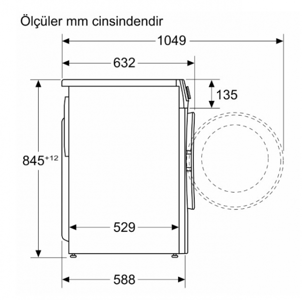 Profilo CGA25203TR Çamaşır Makinesi