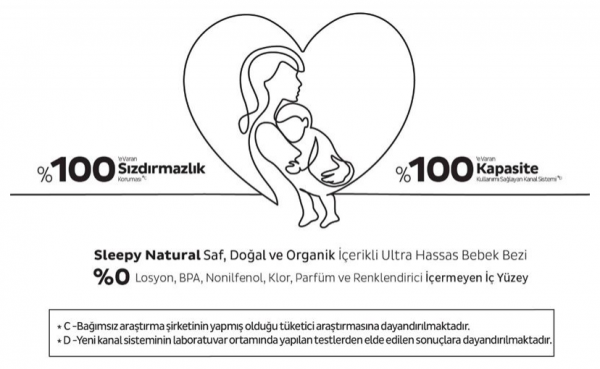 Sleepy Natural Double Soft 3 Beden 136 Adet Bebek Bezi