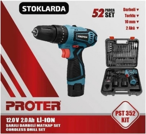 Proter PST 352 Akülü Matkap