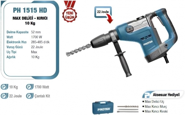 Proter PH 1515 HD Kırıcı