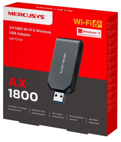 Mercusys MA70XM Kablosuz Ağ Adaptörü