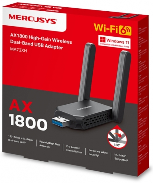 Mercusys MA72XH Kablosuz Ağ Adaptörü
