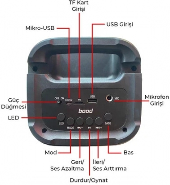 Bood VL-40 Bluetooth Hoparlör