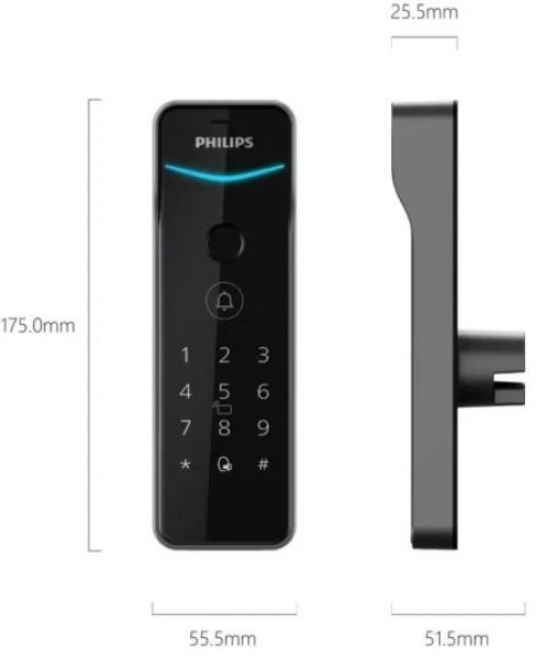 Philips DDL505-5HBS Akıllı Kilit