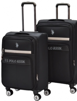 U.S. Polo Assn. PLVLZ260505 Kumaş Orta ve Kabin Boy 2’li Valiz Seti