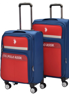 U.S. Polo Assn. PLVLZ260505 Kumaş Orta ve Kabin Boy 2’li Valiz Seti
