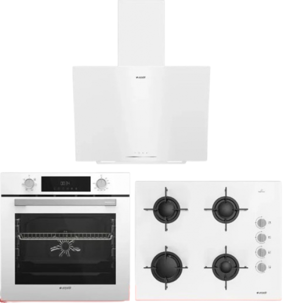 Arçelik Beyaz Ankastre Set OCD T 651 EB + AFC 341 B + ADE 6062 B1