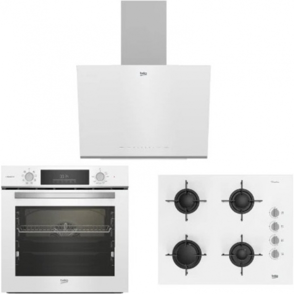 Beko Beyaz Ankastre Set BOCD T 6510 EB + BFC 431 B + BDE 6041 B1