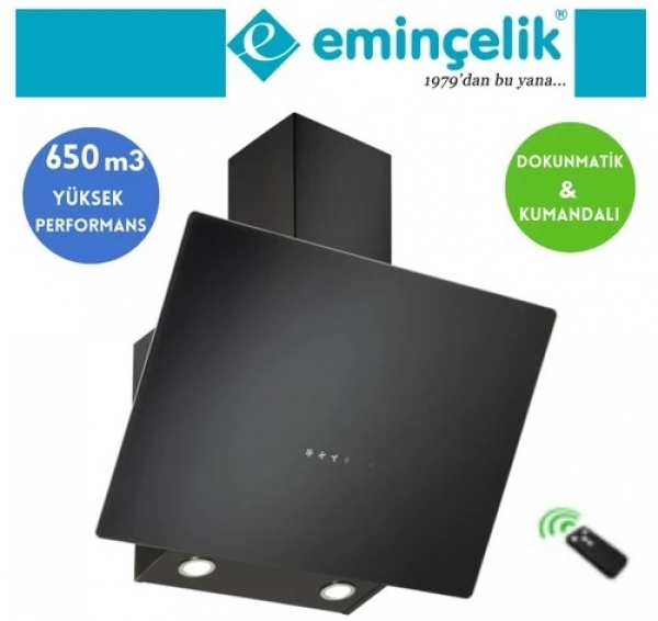 Eminçelik ve AFM Qeb Siyah Ankastre Set V6-04 + FM 7700 + EC-CH 1460 RC B60