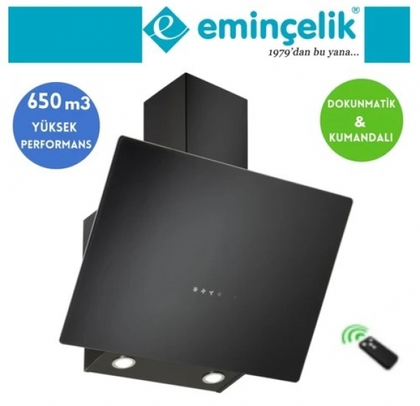 Eminçelik ve AFM Xen Siyah Ankastre Set 31220 + FM 7700 + EC-CH 1460 RC B60