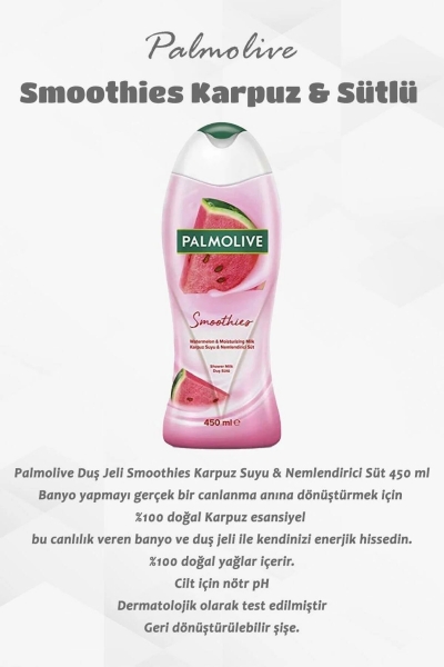 Palmolive Smoothies Karpuz 450 ml Duş Jeli
