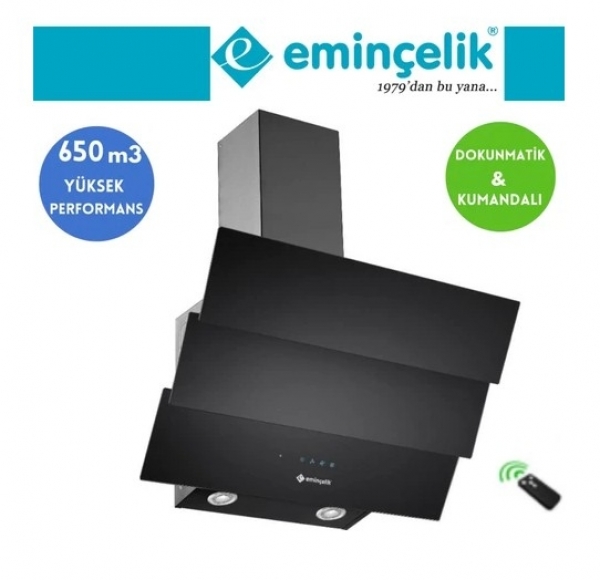 Eminçelik ve AFM Veq Siyah Ankastre Set V6-04 + FM 7700 + CH 1455 RC B60