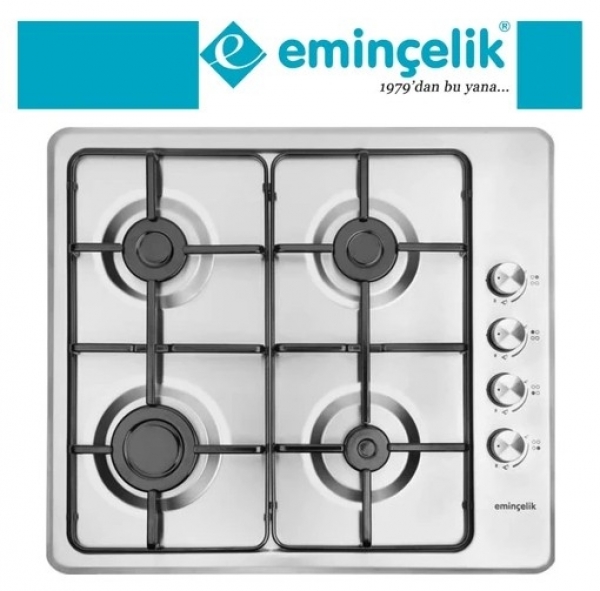 Eminçelik ve AFM Siyah Inox Ankastre Set 31220 + FM 7700 + CH 1420 X60