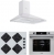 Eminçelik ve AFM Sow Beyaz Ankastre Set FM2201 BD + FM 7701 + CH 1420 W60