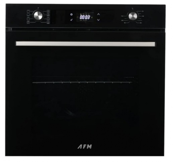 Eminçelik ve AFM Fethy-08 Siyah 2'li Ankastre Set VC 640 + FM 7700 +