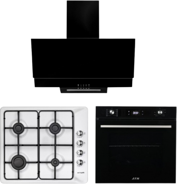 Eminçelik ve AFM White One Ankastre Set 31221 + FM 7700 + FM3250