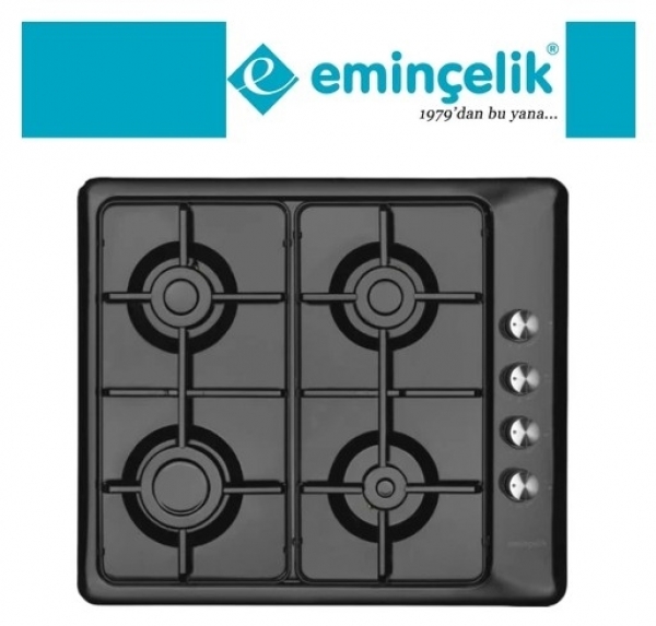 Eminçelik ve AFM Santos Siyah Ankastre Set 31222 + FM 7700 + EC-AS 1320 B60