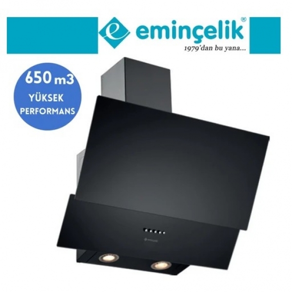 Eminçelik ve AFM Flor Siyah Ankastre Set 31222 + FM 7700 + CH 1454 PB B60