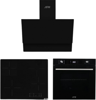 AFM Tech Rovigo Siyah Ankastre Set V6-04 + FM 7700 + FM3400